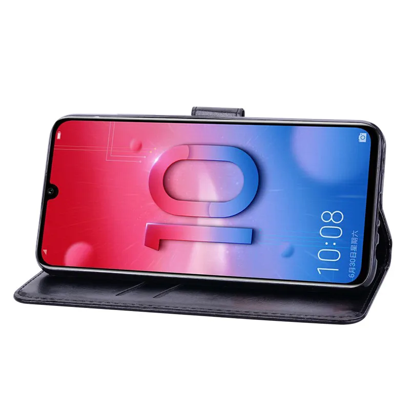 Чехол для Huawei P Smart 2019 силиконовый чехол кошелек 6 21 флип Funda Женский
