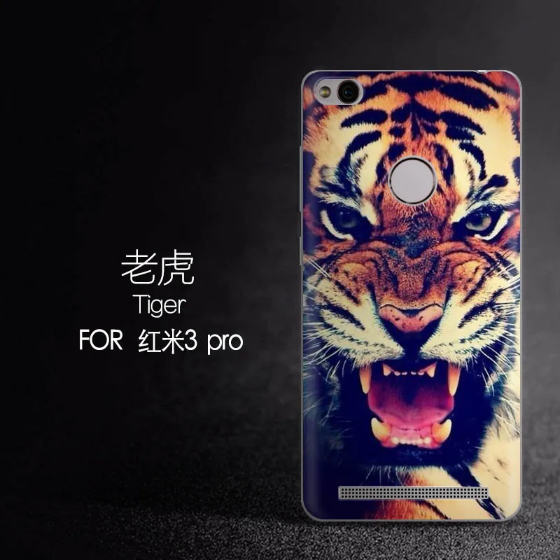 Для Xiaomi Redmi 3 S силиконовый чехол с рисунком Оригинальный для задней крышки Pro Prime