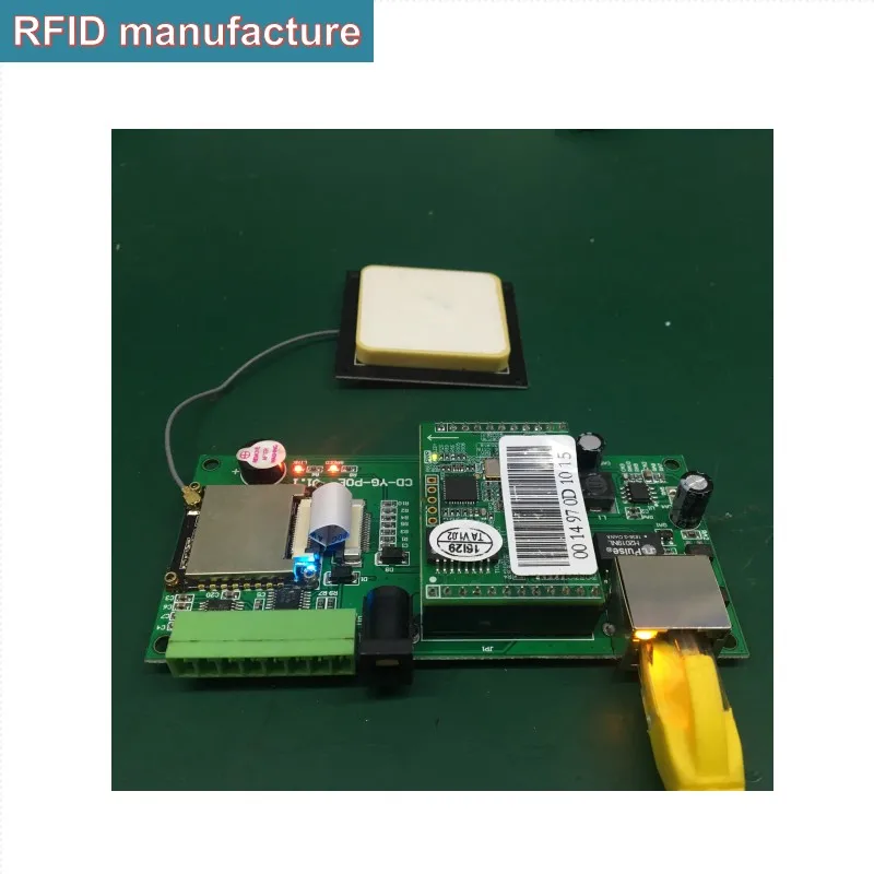 POE small UHF RFID reader module with poe tcp/ip rs232 wiegand26 wiegand34 for parking people access warehouse management | Безопасность