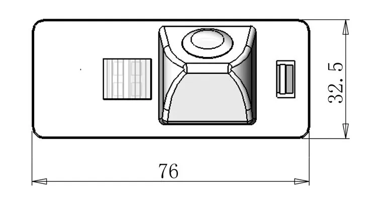 HD CCD Автомобильная камера заднего вида + комплект светодиодных датчиков парковки