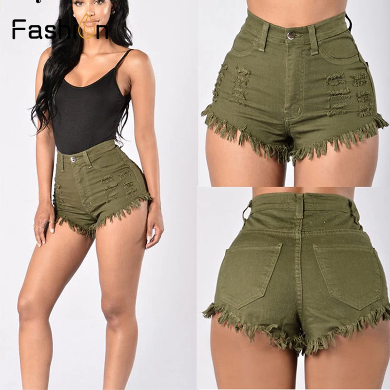 Женские джинсы с высокой талией облегающие 2019|Женские шорты| |