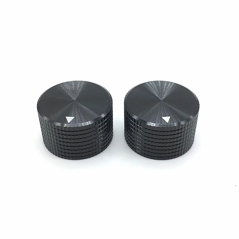 2 шт., серебристый, черный, из алюминиевого сплава, ручка усилителя, крышка переключателя, 25 мм * 15,5 мм, отверстие 6 мм, винт с шестигранной головкой