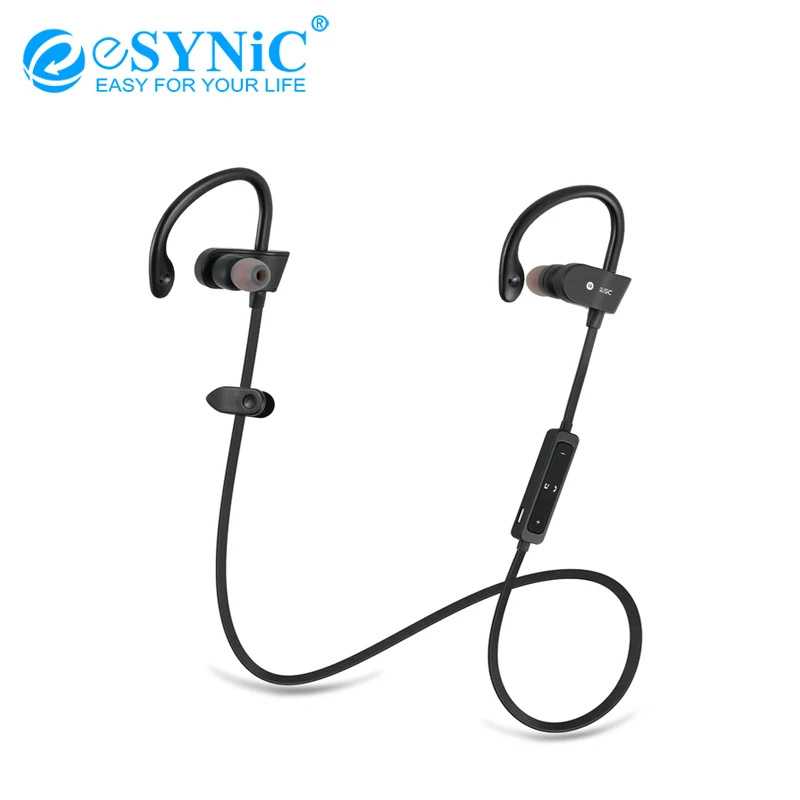 ESYNiC 4 1 Беспроводные спортивные наушники с Bluetooth CVC Шумоподавление для мобильного