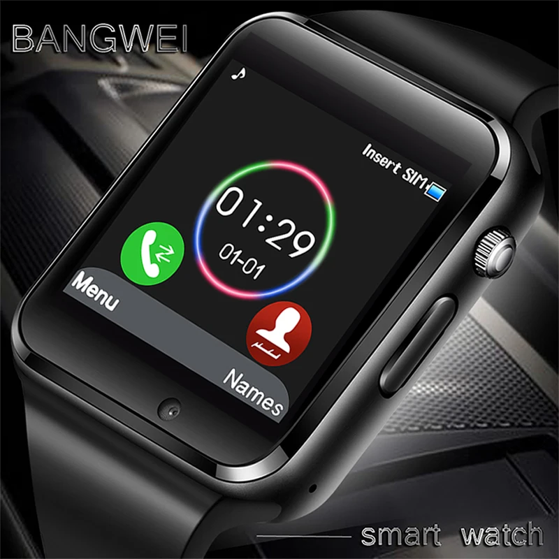 LIGE Смарт часы для женщин SIM TF Push сообщение Спорт Шагомер Цифровые камера Bluetooth