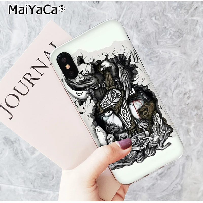 MaiYaCa vikings Ragnar Vikings Season 3 Hot Selling Fashion Cell Case for iPhone 5 5S 6S 6plus 7 7plus 8 8Plus X Xs MAX XR