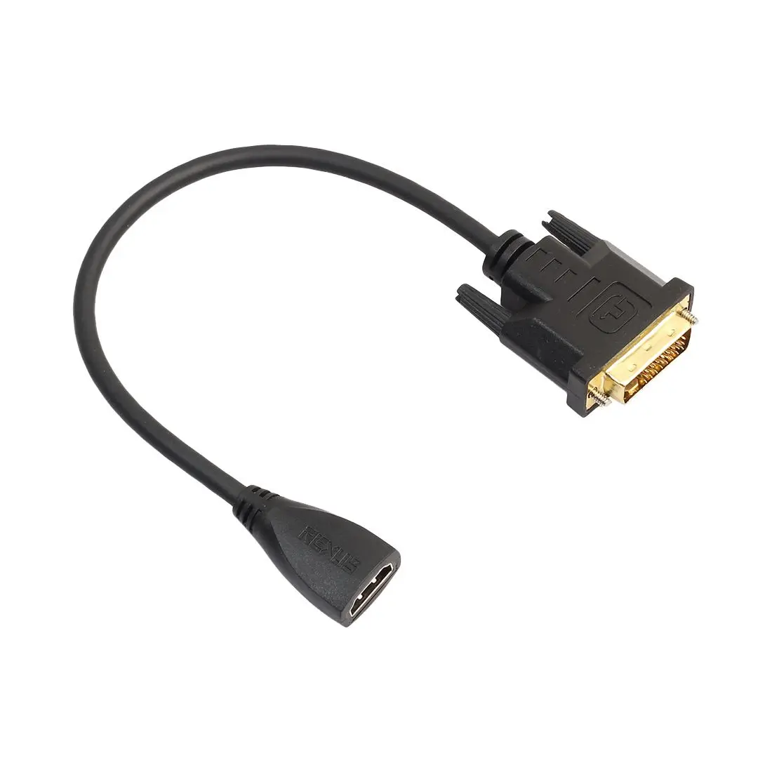 Кабель HDMI DVI 30 см Female to (24 + 1) кабель переходник с поддержкой 1080 P 3D 0 15 M/Black|hdmi dvi cable|dvi