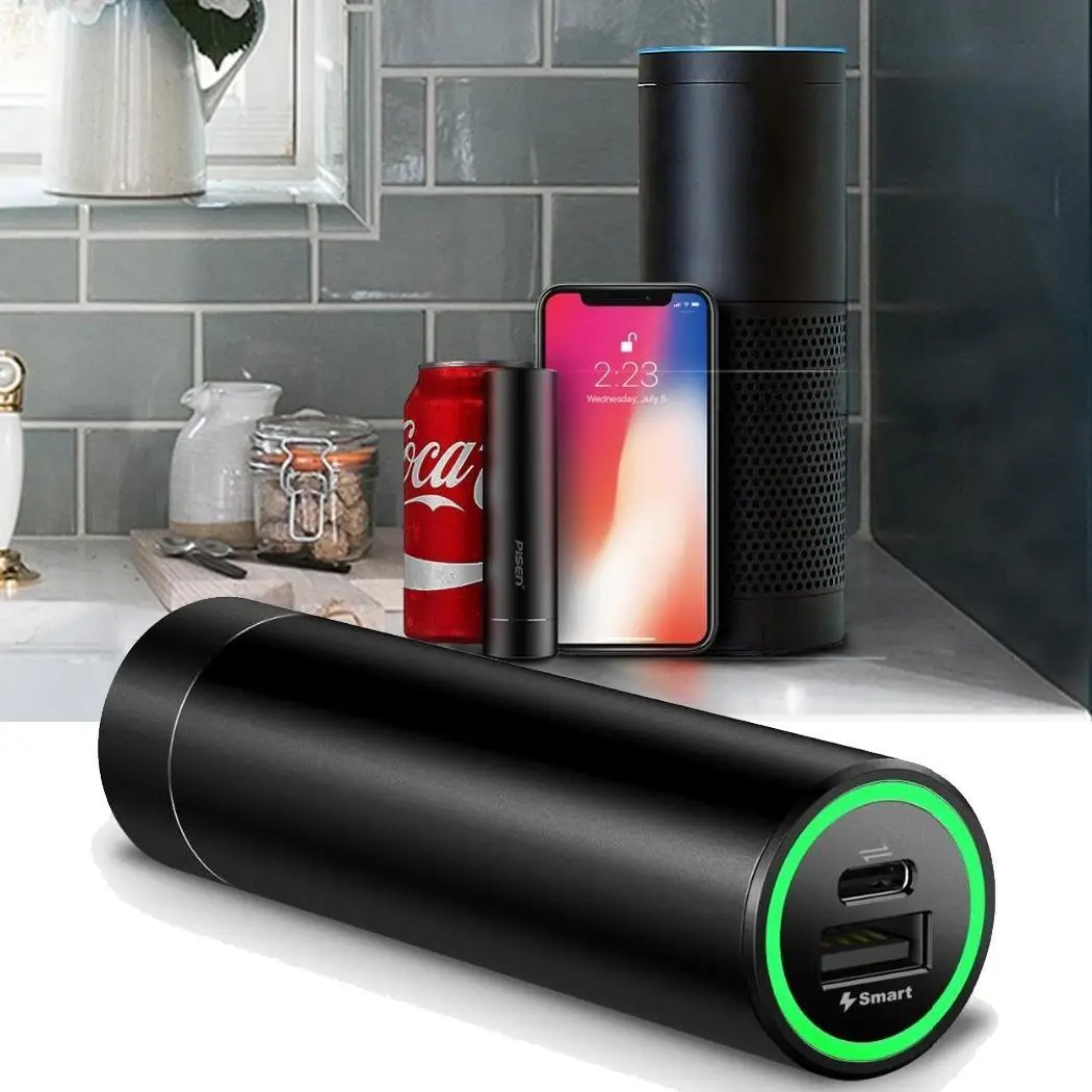 Мини Портативный 5000 мАч Внешний аккумулятор с двойным выходом для быстрой