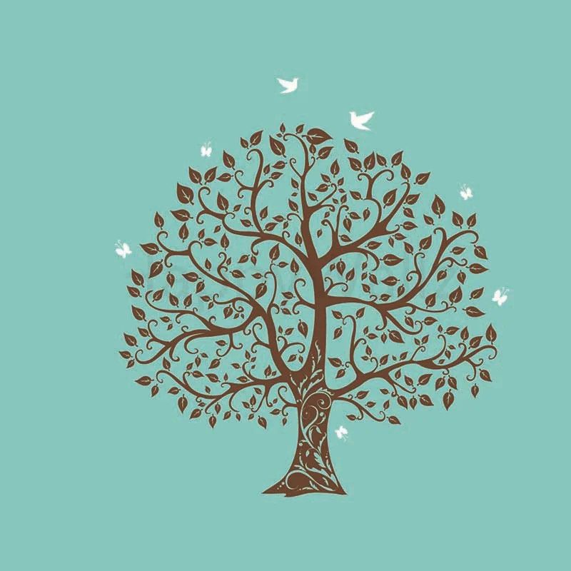 Hot Sale Large Tree Wall Sticker Bird Tree Wall Decal DIY Decorating Family Tree Wall Sticker Tree Wallpaper