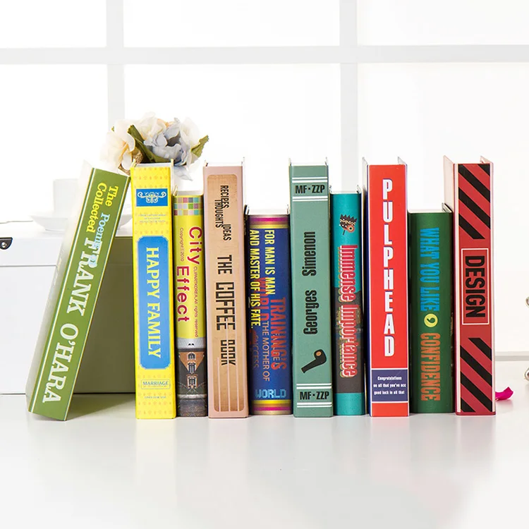 

10pcs simulation model of housing decoration Book Fake modern minimalist decor decoration Cafe desktop picture book props