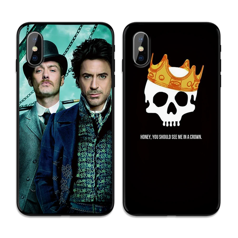 Шерлок Холмс Мягкий ТПУ чехол для Apple iPhone 6 6S 7 8 Plus 5 5S SE X XS MAX XR силиконовые чехлы |