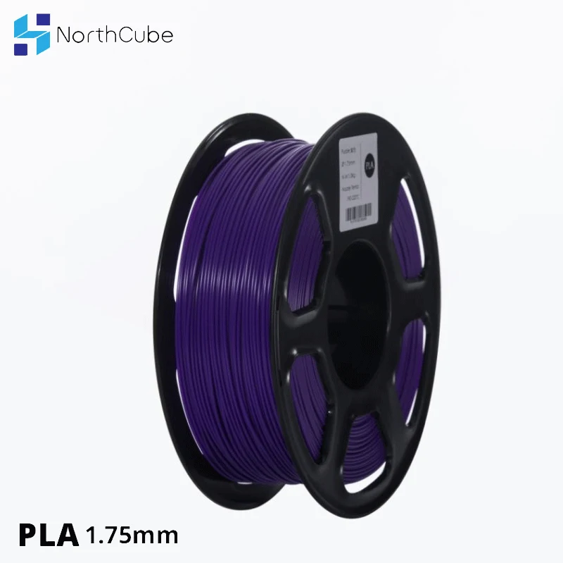 3D принтер PLA нить 1 75 мм для принтера s 1кг (2.2lbs) +/-0 02 фиолетовый цвет | Компьютеры и