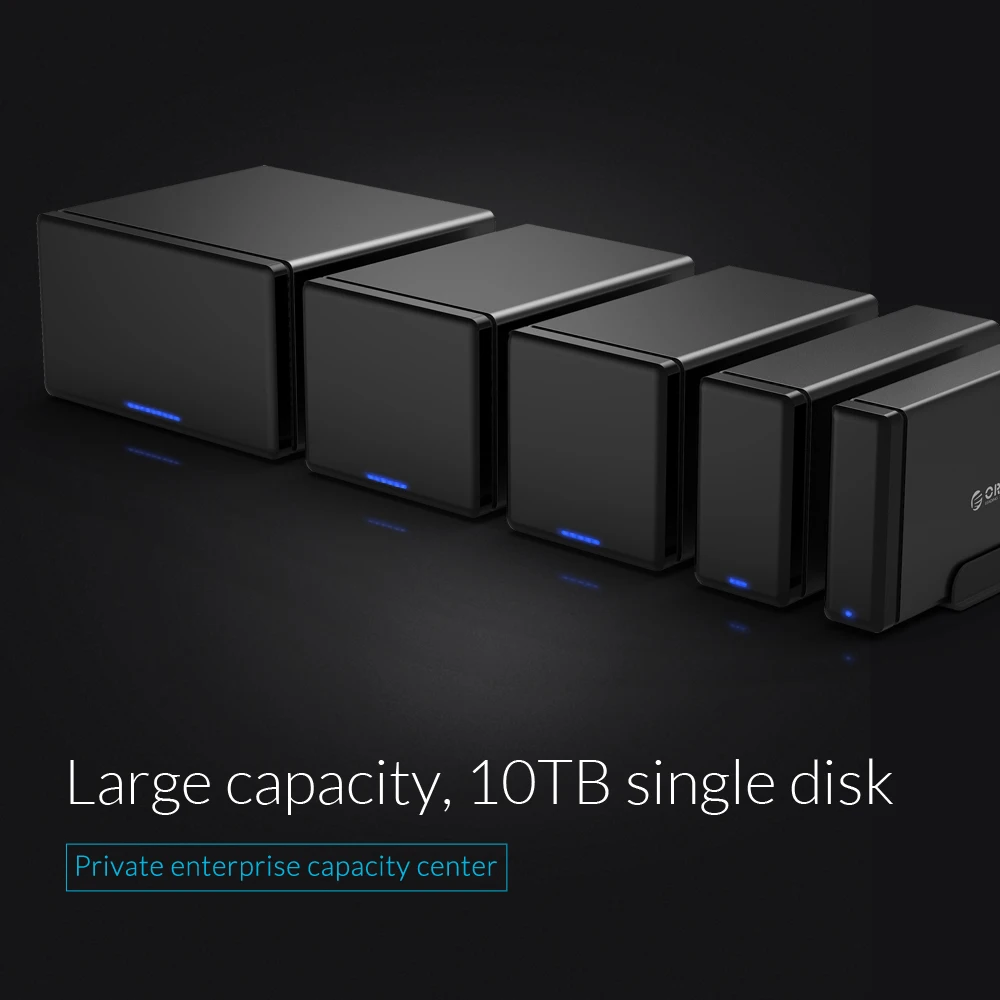 Док станция ORICO NS400RU3 4 Bay USB3.0 с поддержкой Raid 40 ТБ для хранения 5 Гбит/с UASP адаптером