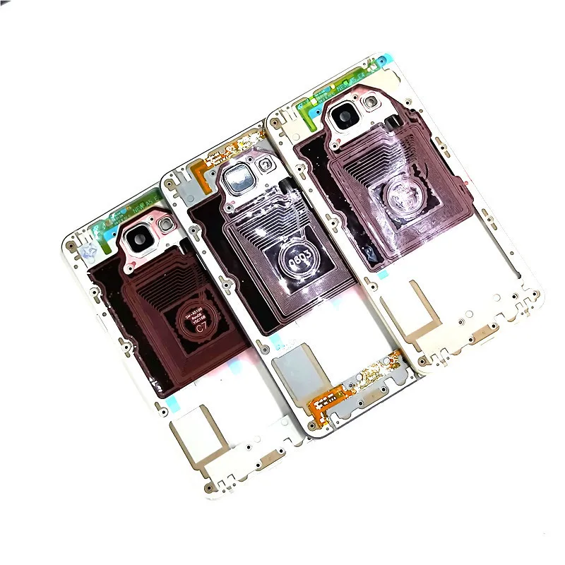 Для Samsung Galaxy A510 A5100 A5 2016 A510F средняя рамка Корпус с объективом камеры запасные