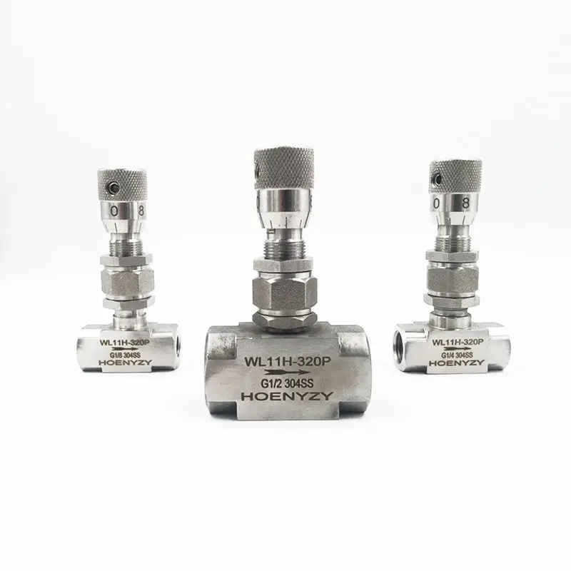 Игольчатый клапан PN32 новый игольчатый из нержавеющей стали 304G 1/8 &quot1/4&quot NPT 1/2 &quot с