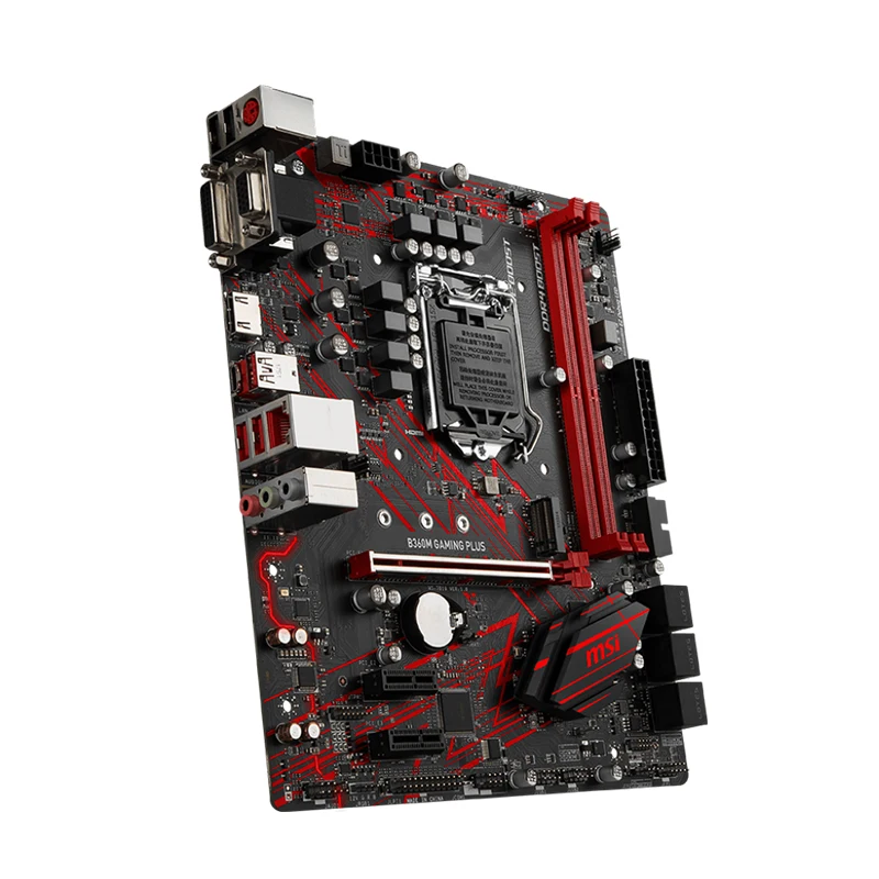 Материнская плата Msi B360M игровой плюс 32G 6 * SATA 2400 МГц ГБ/сек. LGA1151 8 канальный HD Audio DDR4