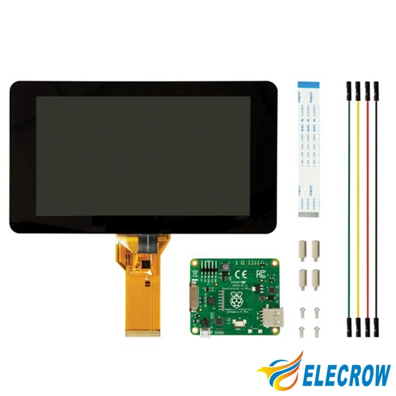 Elecrow Raspberry Pi 3 дисплей сенсорный экран 7 дюймов 10-дюймовый ЖК-монитор TFT 800x480 простой