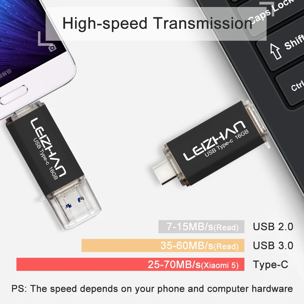 Usb флеш-накопитель type-c 128 ГБ для samsung s10 s9 s8 256 usb 3 0 64 32 16 | Компьютеры и офис