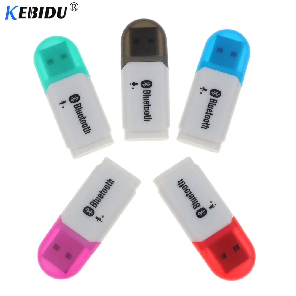 Kebidu Mini USB Bluetooth 5 0 приемник беспроводной аудио адаптер стерео автомобильный
