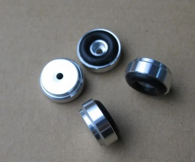 

4x Aluminum feets for Power amp (with Rubber ring) D:20mm H:9mm