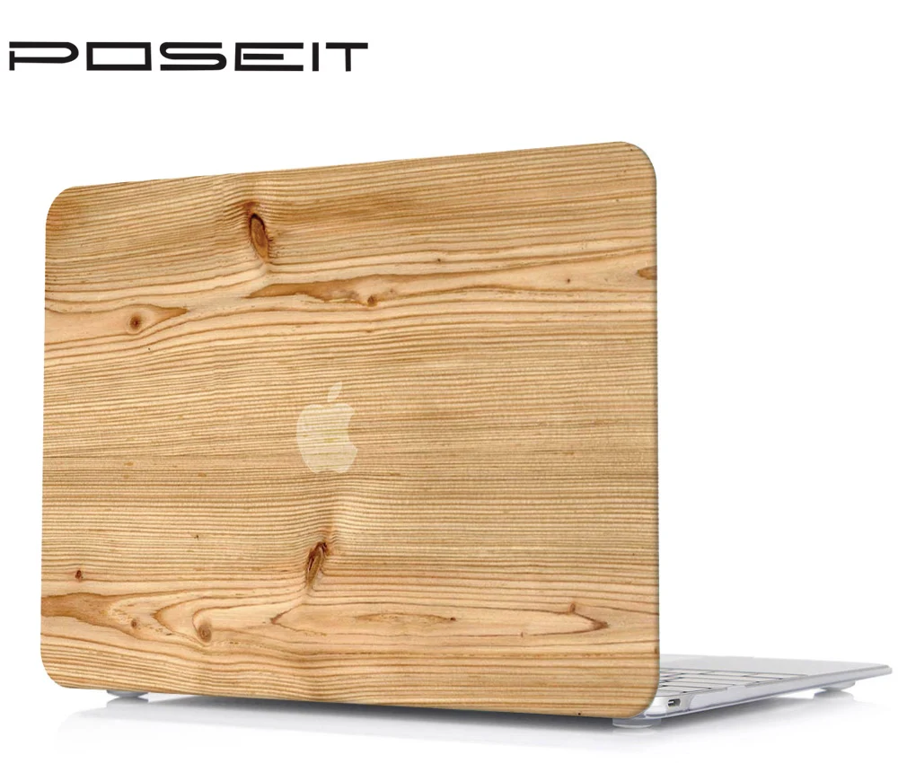 Жесткий чехол с рисунком под дерево для Apple Macbook Air 13 3 11 дюймов Pro13 15 Retina 12 ноутбука