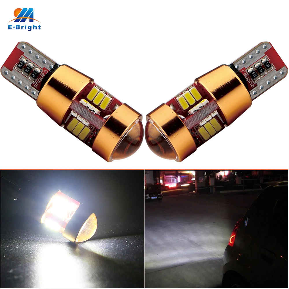 Светодиодные лампы T10 W5W 194 3014 27 SMD Canbus без ошибок DC 12 В 24 2 шт.|license light|t10 w5wcanbus error free |