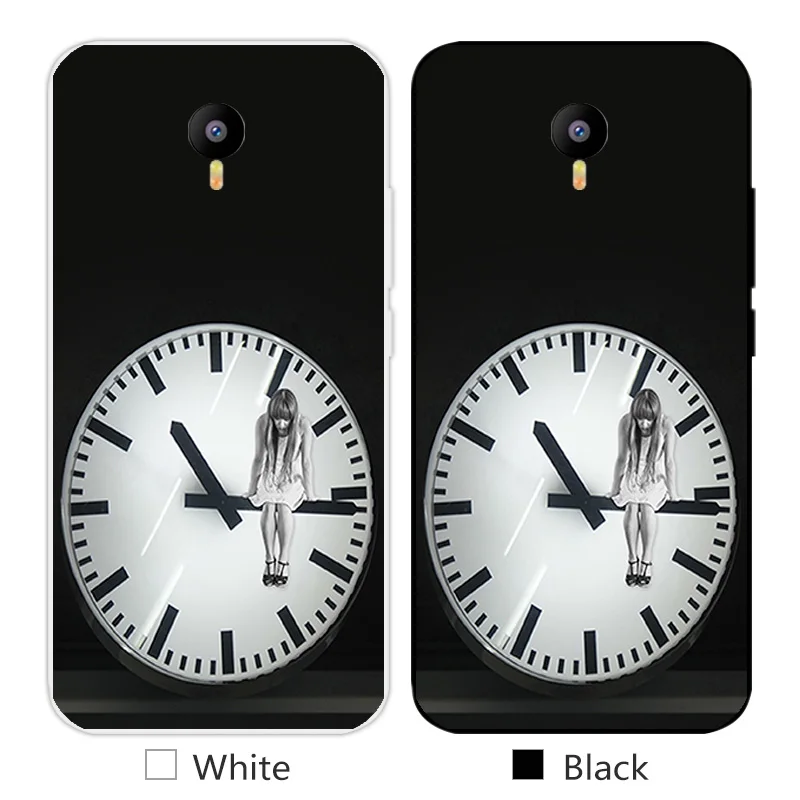 Soft TPU Case for Meizu m2 note 5.5 inch B&ampW Design Silicon Back Cover For M2 NOTE Meilan Note 2 Phone Cases Coque | Мобильные