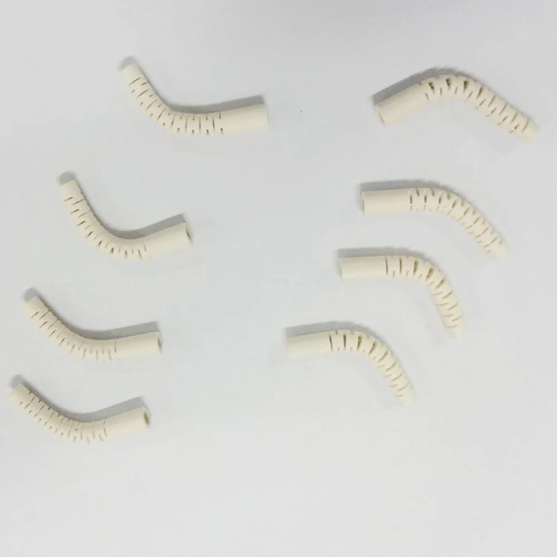 1000pcs LC 90 degree flexible boot soft for LC fiber optic connector 3.0mm white color free bending boot factory sales ELINK