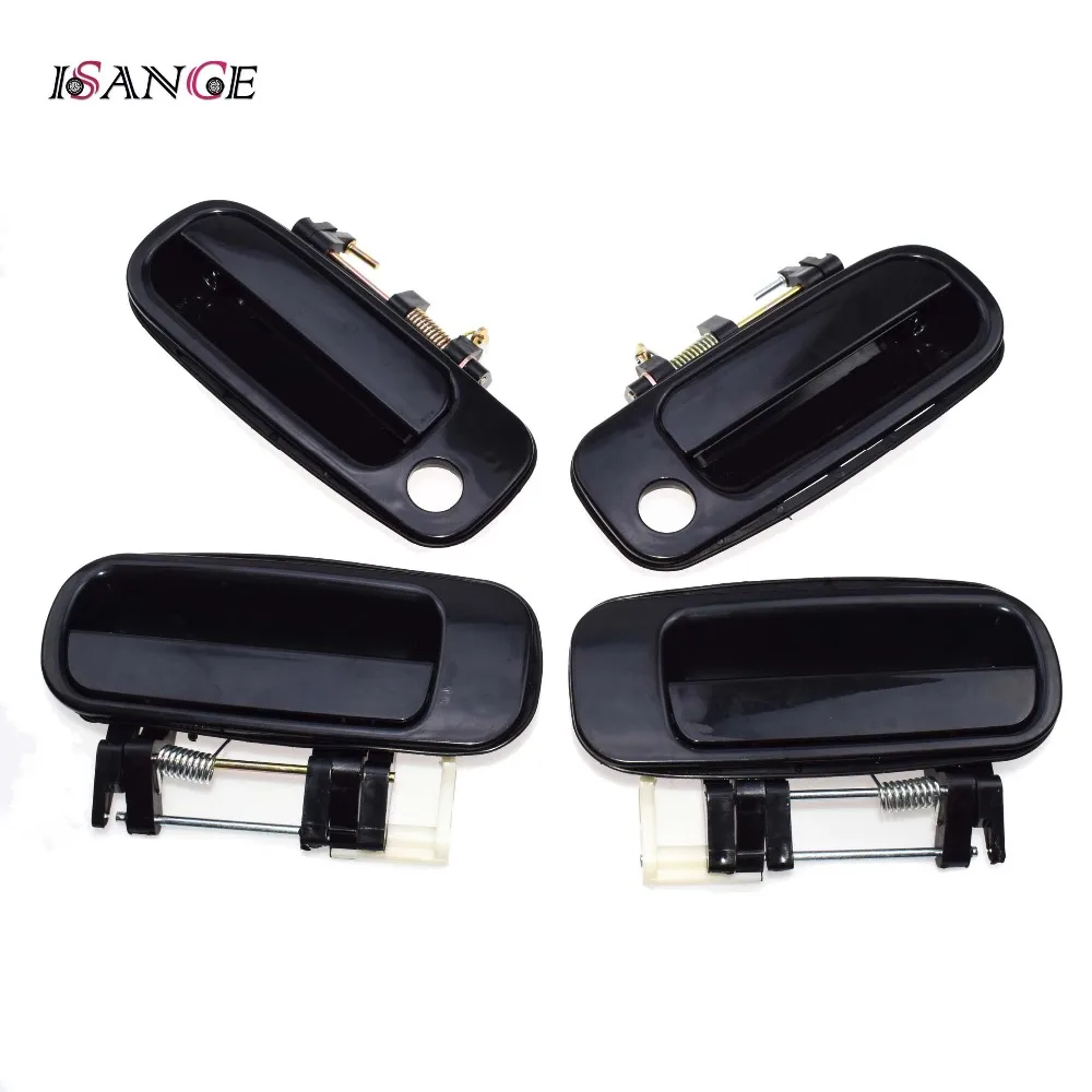 ISANCE FL FR RL RR набор 4 черная наружная дверная ручка для Toyota Camry 1992 1993 1994 1995 1996 69240 33010