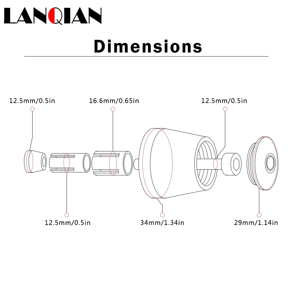 

For Yamaha YZF R15 YZFR15 2008 2009 2010 2011 2014 2015 Motorbike CNC Handlebar Grips Slider Cap Plug Ends Balanced Plug Slider