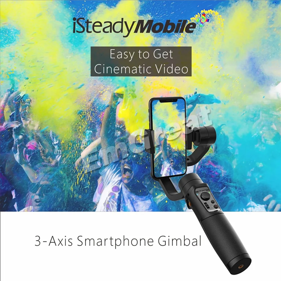 Hohem isteady мобильный шарнирный 3-осевой держатель для смартфонов для iPhone X 8 плюс 8 7 P samsung S9 S9+ S8 PK Zhiyun гладкой 4 Q