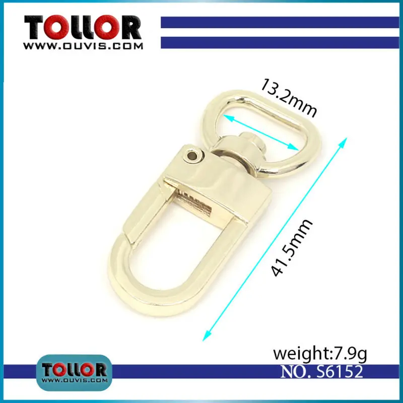 

High Quality Swivel Dog Buckle Handbag hardware Metal Clasp For bag Trigger Snap Hook Buckle Luggage DIY Accessories