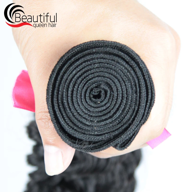 BeautifulQueenHair бразильские волнистые волосы пряди 100% человеческие для наращивания 12