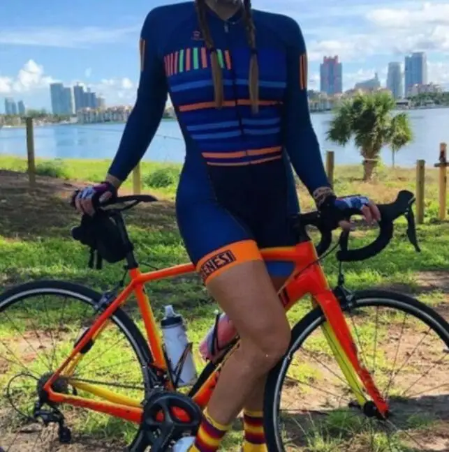 Женский костюм для триатлона Pro Team черный велоспорта спортивный Maillot Ropa ciclismo