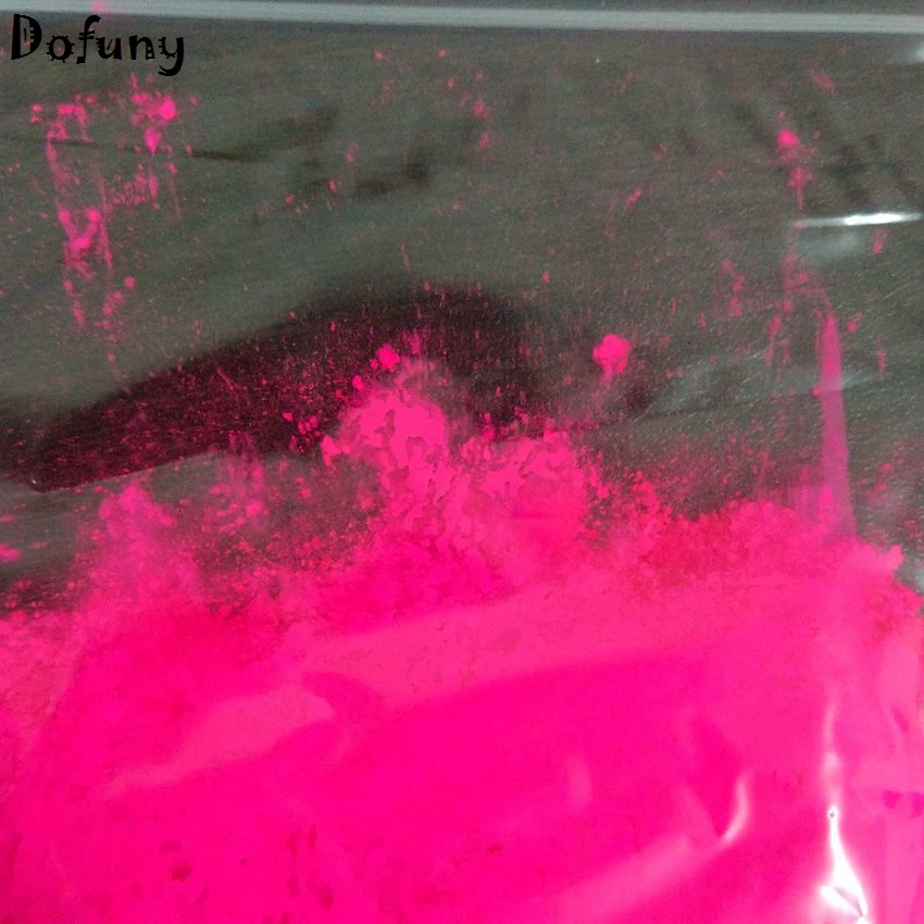 (Блестящий под УФ лампой) 10 г персикового цвета флуоресцентный порошок фосфорный