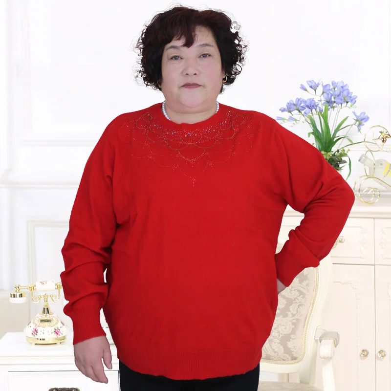 Middle-aged and old fashion oversize sweater PJ6035 |