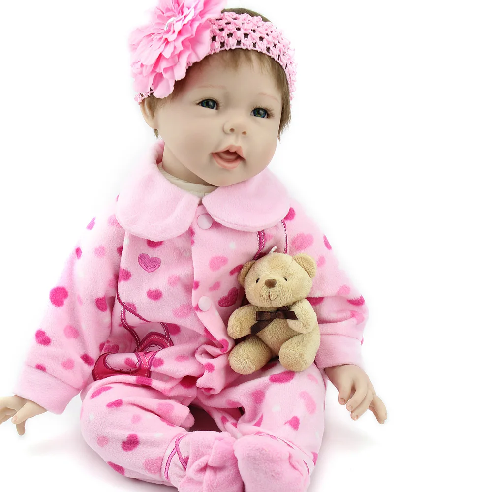 NPKDOLL Baby Reborn 55 см реалистичные boneca reborn menina Игрушки для девочек Новорожденный