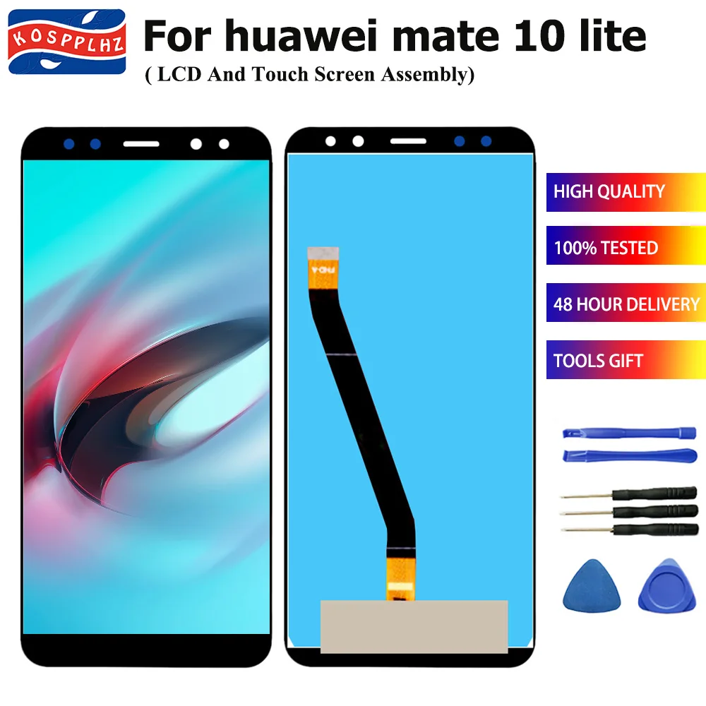 Для Huawei Mate 10 Lite ЖК-дисплей кодирующий преобразователь сенсорного экрана в сборе