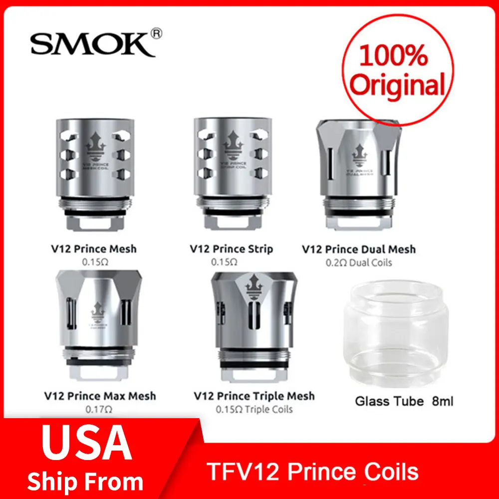SMOK TFV12 Prince катушки сетки/полосы/двойной сетки/тройной сетки/Макс сетки для smok tfv12 prince танк электронные сигареты ядра