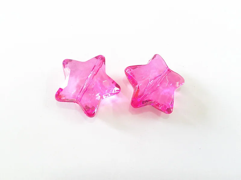 (Сначала выберите цвет) оптовая продажа прозрачных акриловых звездных бусин 27 мм