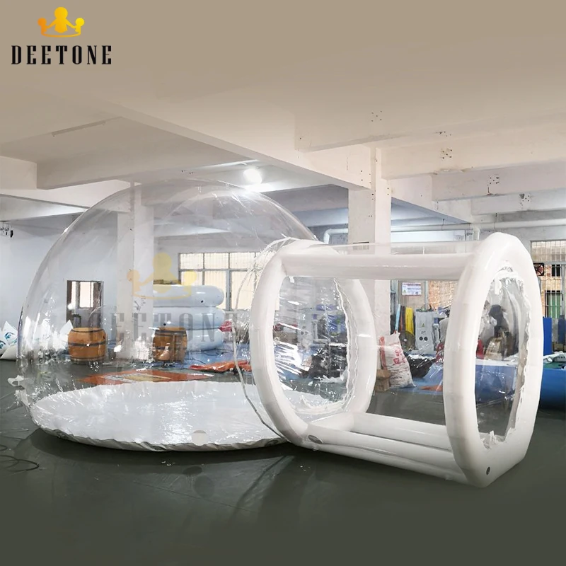 Надувной прозрачный надувной домик прозрачная палатка для кемпинга с