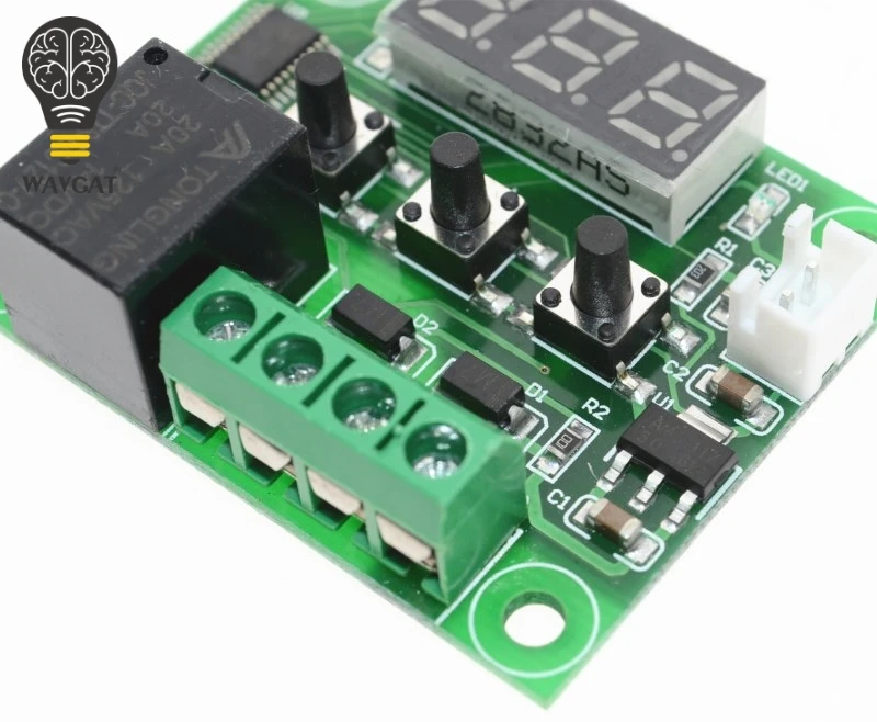 Фоторегулятор температуры термометр терморегулятор 1 шт. W1209 12 В постоянного тока