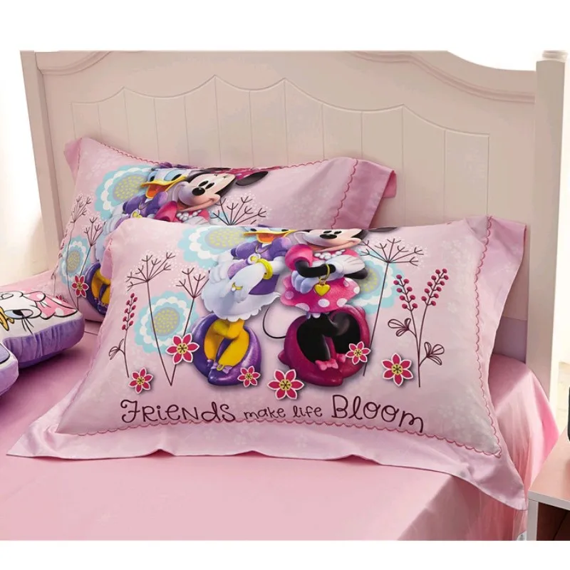 Отличное качество Минни Мышь 3D постельное бельё взрослых Девушки Украшения в