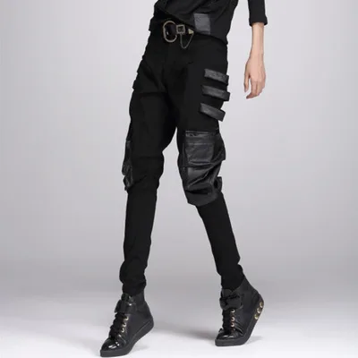 

Женские шаровары с карманами, длинные узкие брюки-шаровары для весны и осени и зимы, 2018