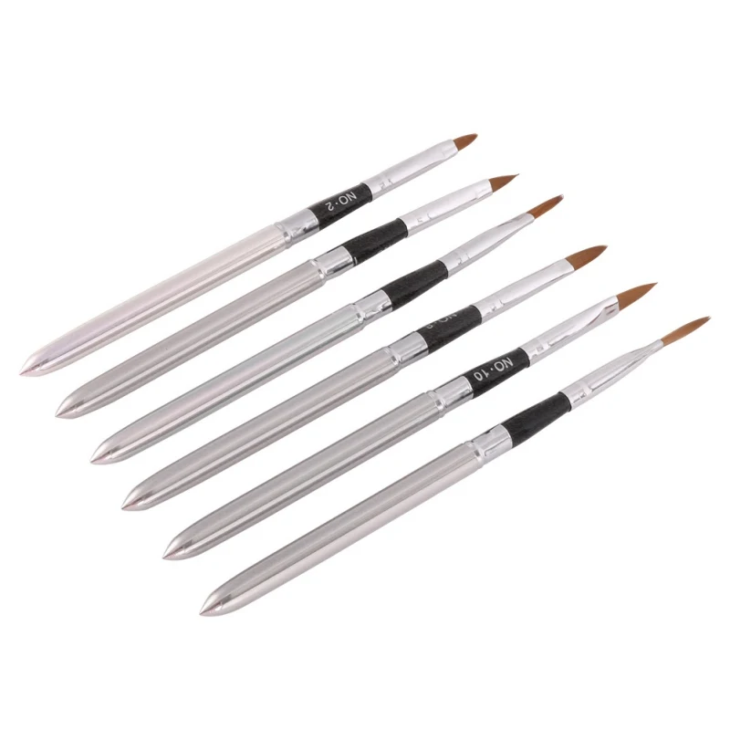 

crystal nail pen carved flower pen combination of detachable painting pen nail tool sets 6 pcs/set