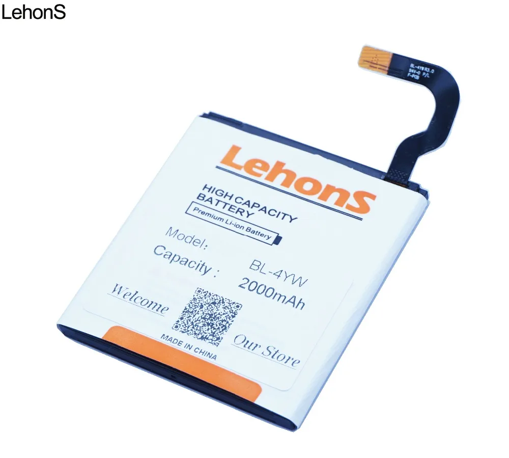 LehonS 1x высококачественный BL-4YW BL4YW BL 4YW мобильный телефон Литий-полимерный
