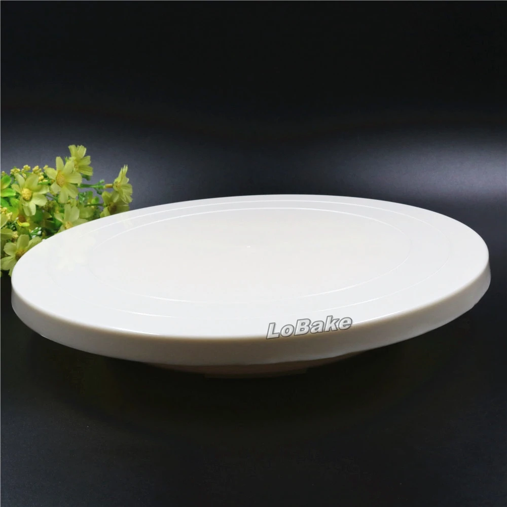 Вращающаяся вращающаяся подставка для украшения тортов большой размер диаметр 31