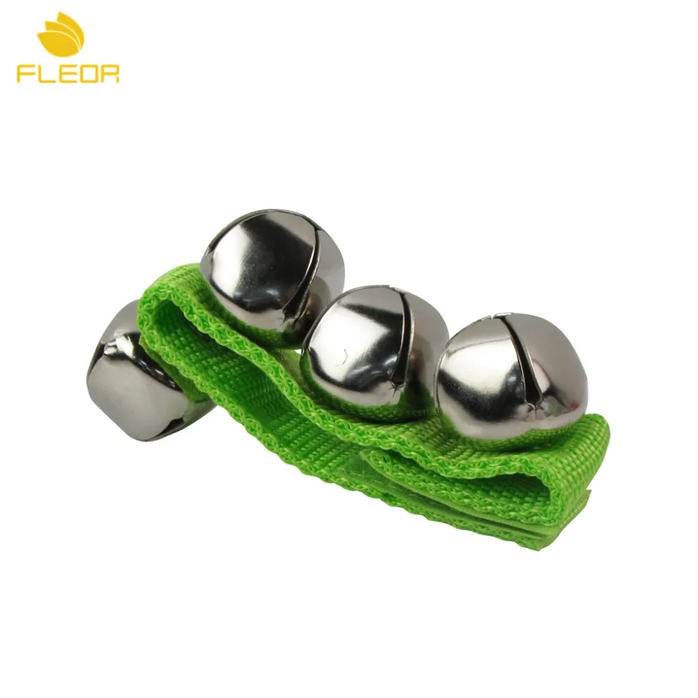 FLEOR 2 шт колокольчик на запястье Погремушки ритмический инструмент Ударная