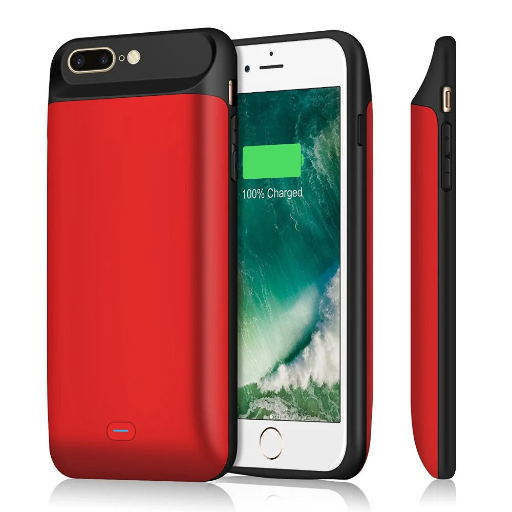 Внешний Умный Магнитный чехол для iPhone 7 8 Plus с usb-кабелем | Мобильные телефоны и