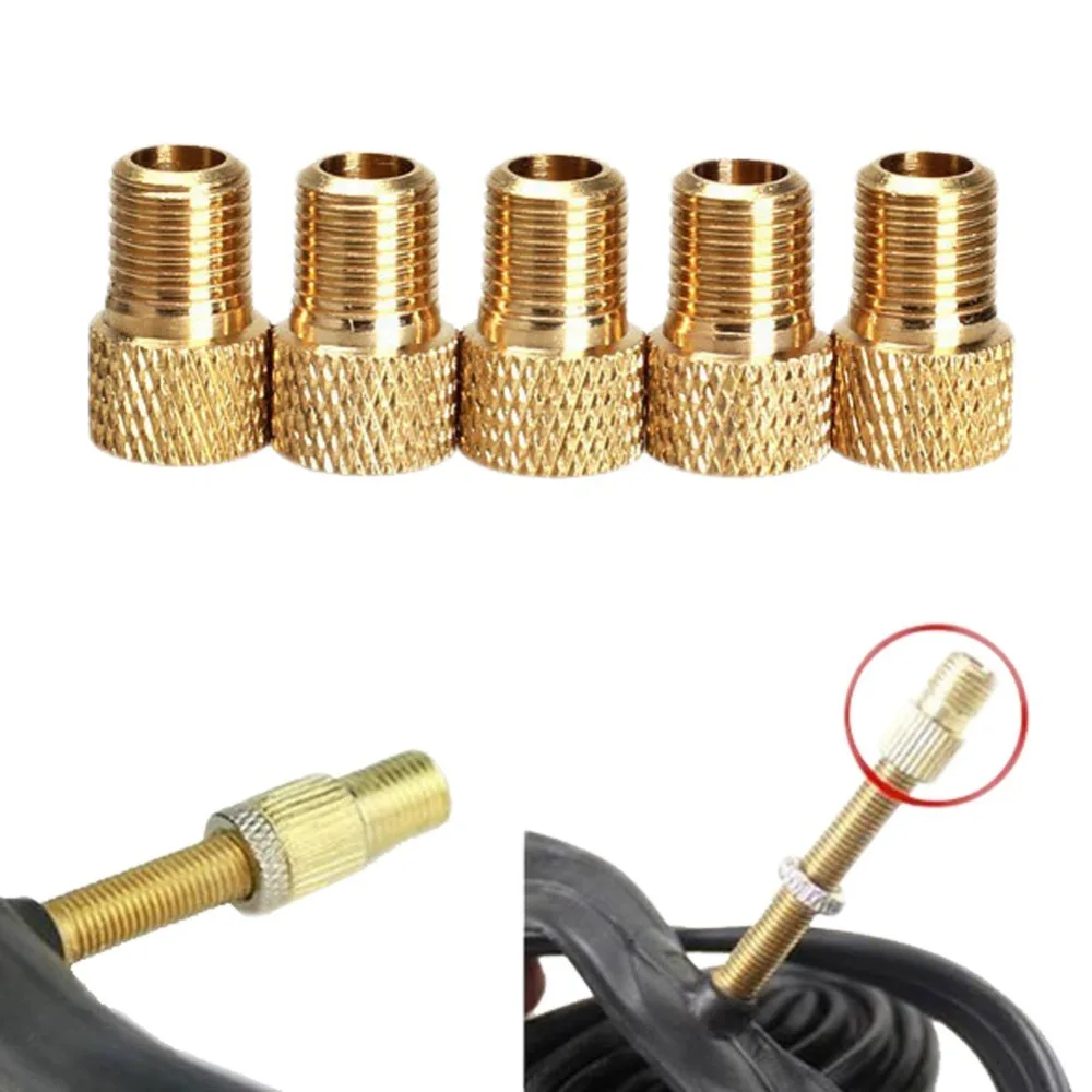 5pcs1Set адаптер клапана велосипеда воздушный насос преобразователь Преста к Schrader MTB