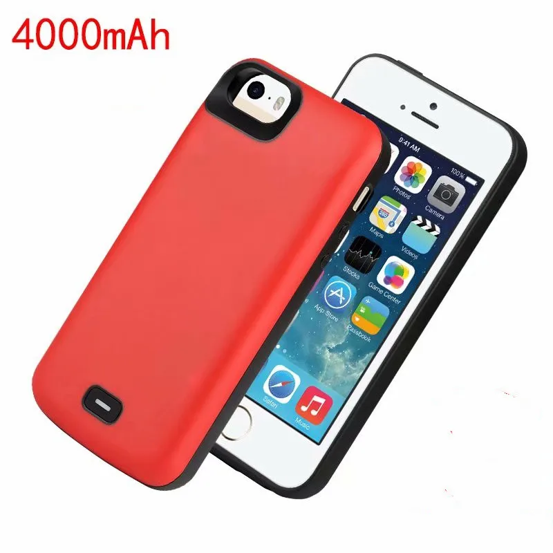 UXpress 4000 мАч портативное зарядное устройство для iPhone 5 5S SE чехол зарядного